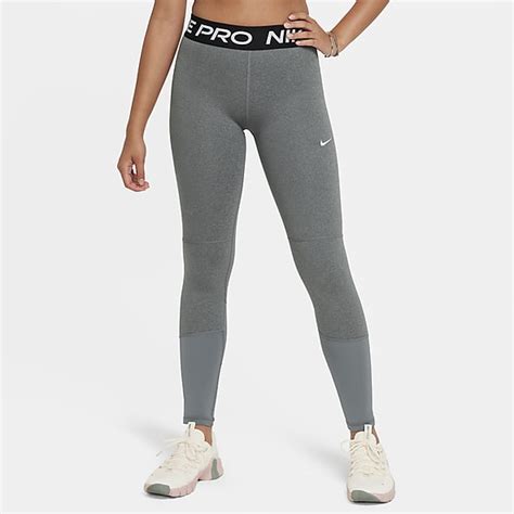 grey nike pro leggings|nike pro leggings without mesh.